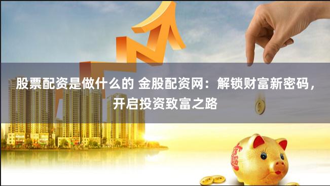股票配资是做什么的 金股配资网：解锁财富新密码，开启投资致富之路