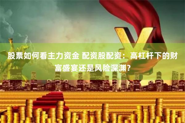 股票如何看主力资金 配资股配资：高杠杆下的财富盛宴还是风险深渊？